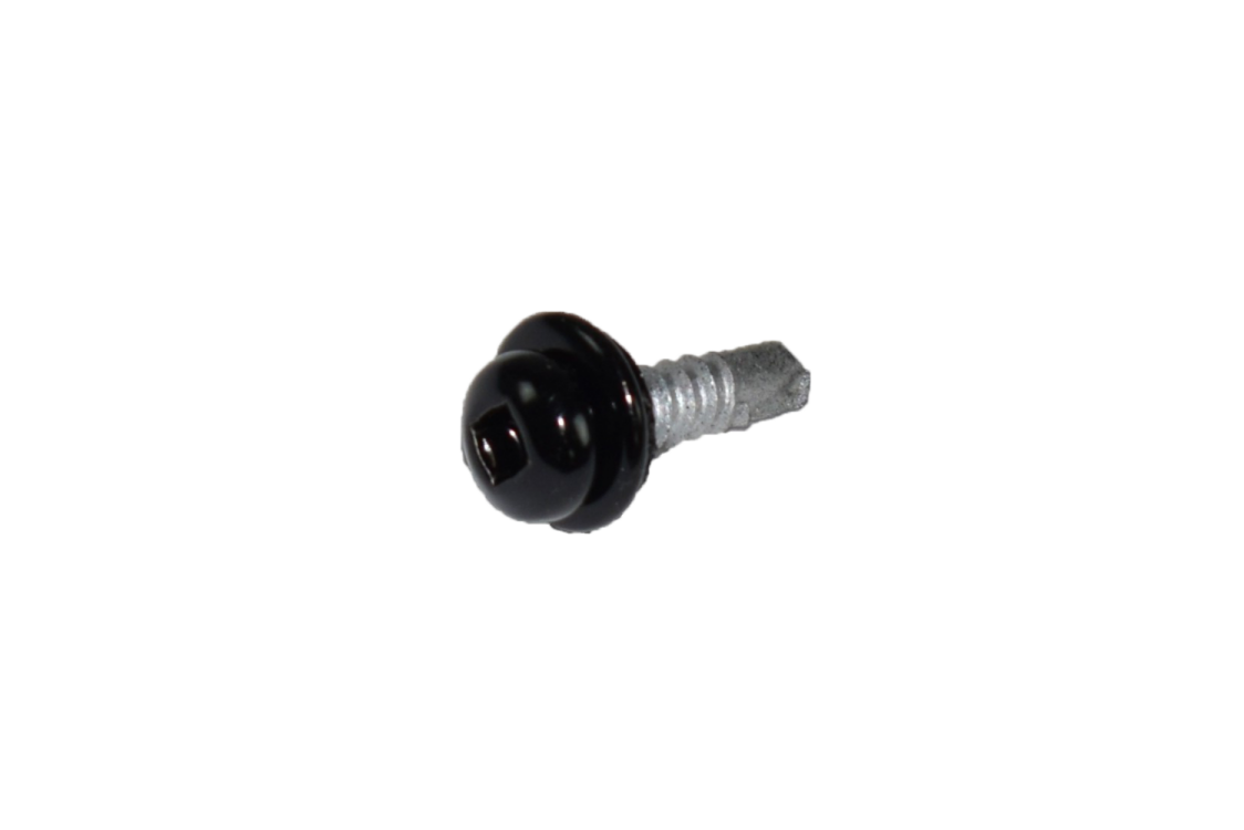 Teksschroef RVS SUS410 Square Drive - zwart